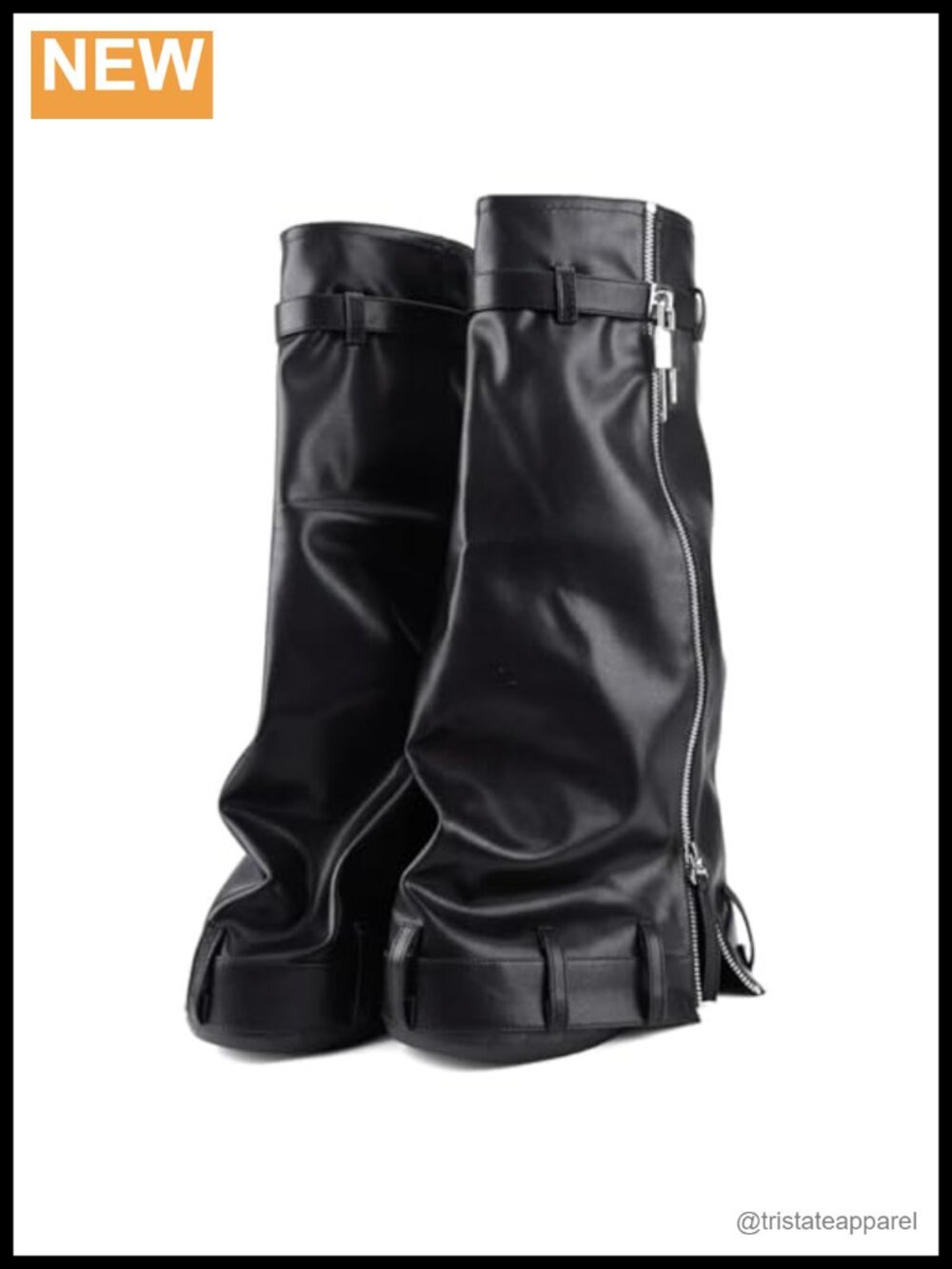 Women's Fold Over Knee High Slouch Platform Wedge Boots, Pull-On, Round Toe
